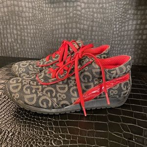 D&G Dolce Gabbana denim sneakers 39